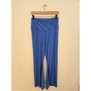 OFFLINE by Aerie Real Me Crossover High Rise Flare Leggings Blue XL